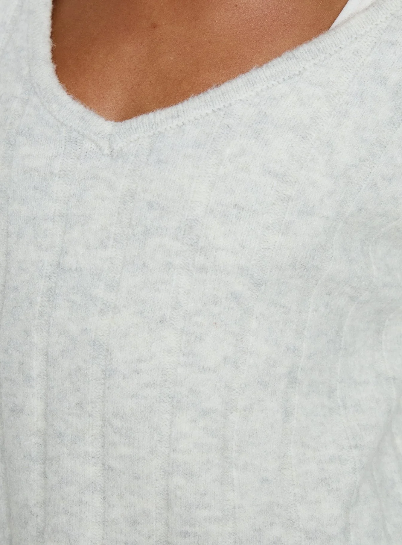 Main Thing Knit Sweater Grey Marle - Image 6