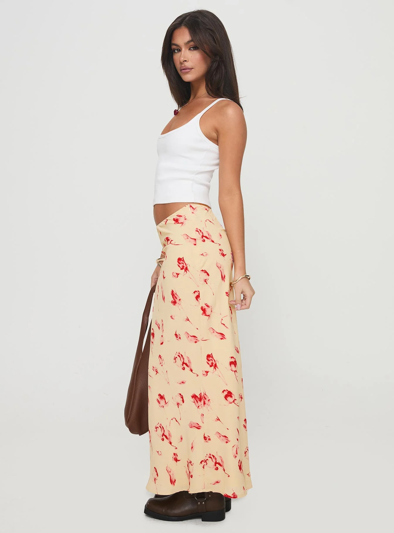 Mangoes Maxi Skirt Cream - Image 4