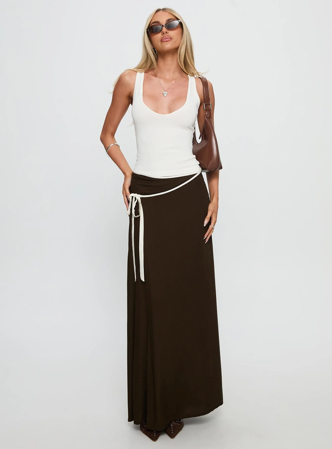 Nani Scoop Knit Tank White - Image 3