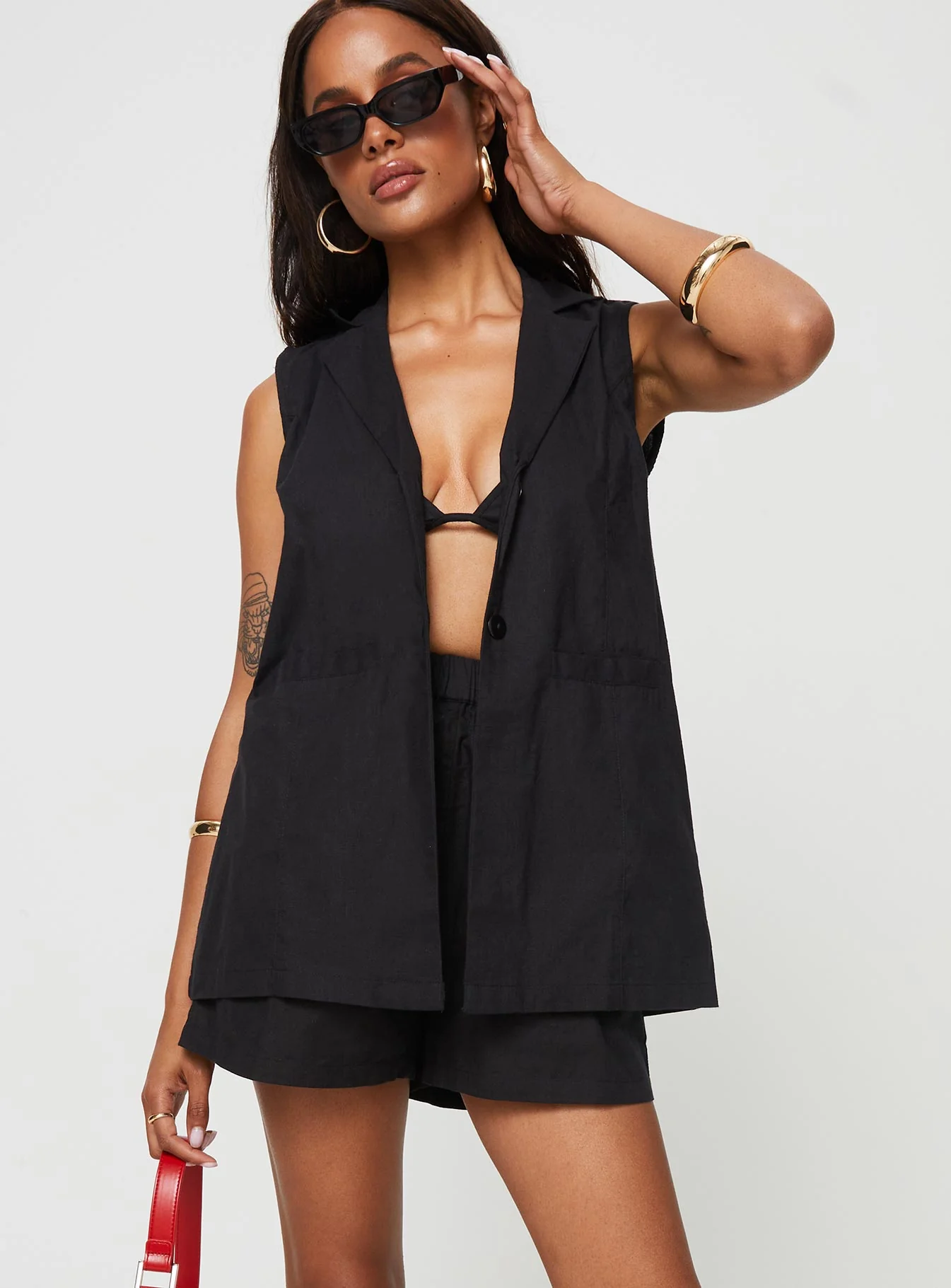 Noah Vest Set Black - Image 2