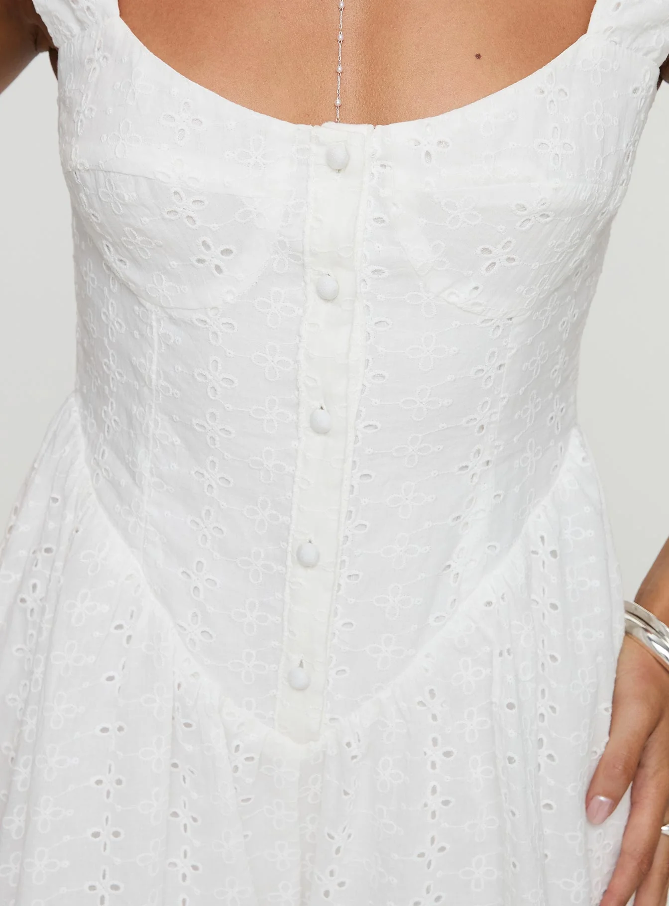 Oakwood Playsuit White - Image 6