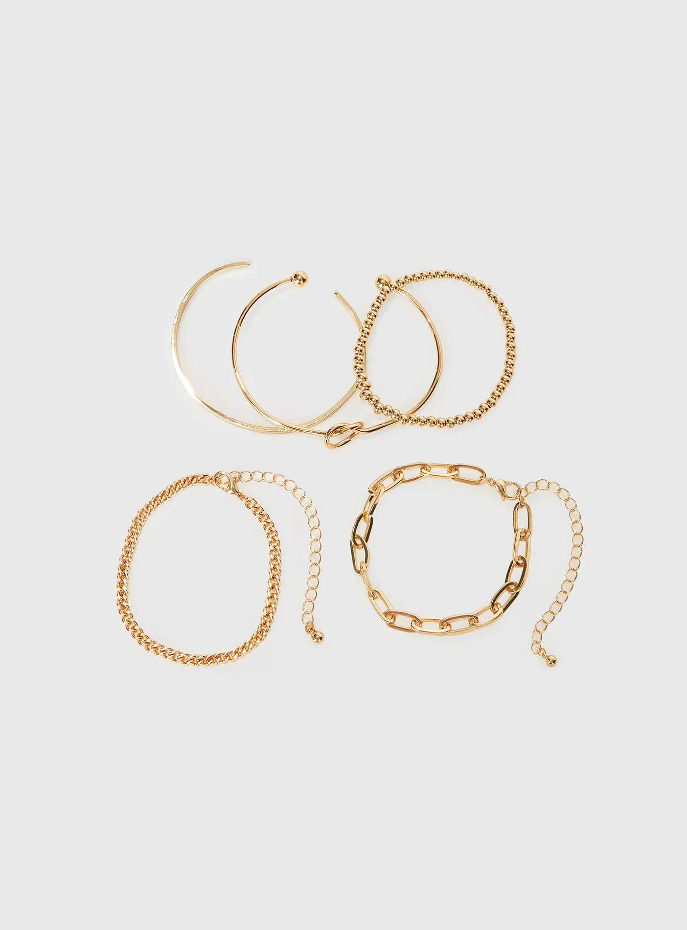 Over Here Bracelet Set Gold - Image 2