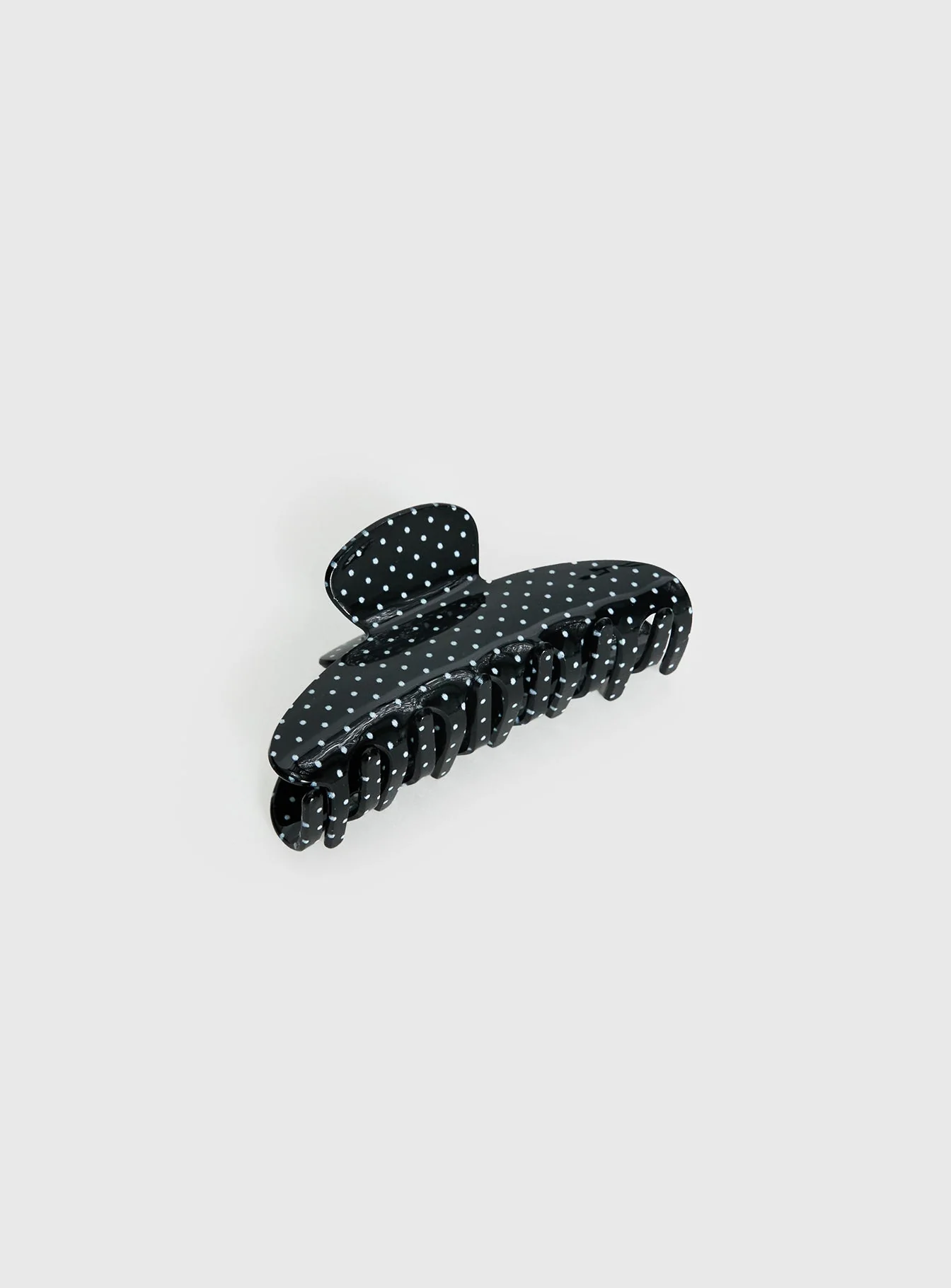 Parisse Claw Clip Black Polka - Image 2