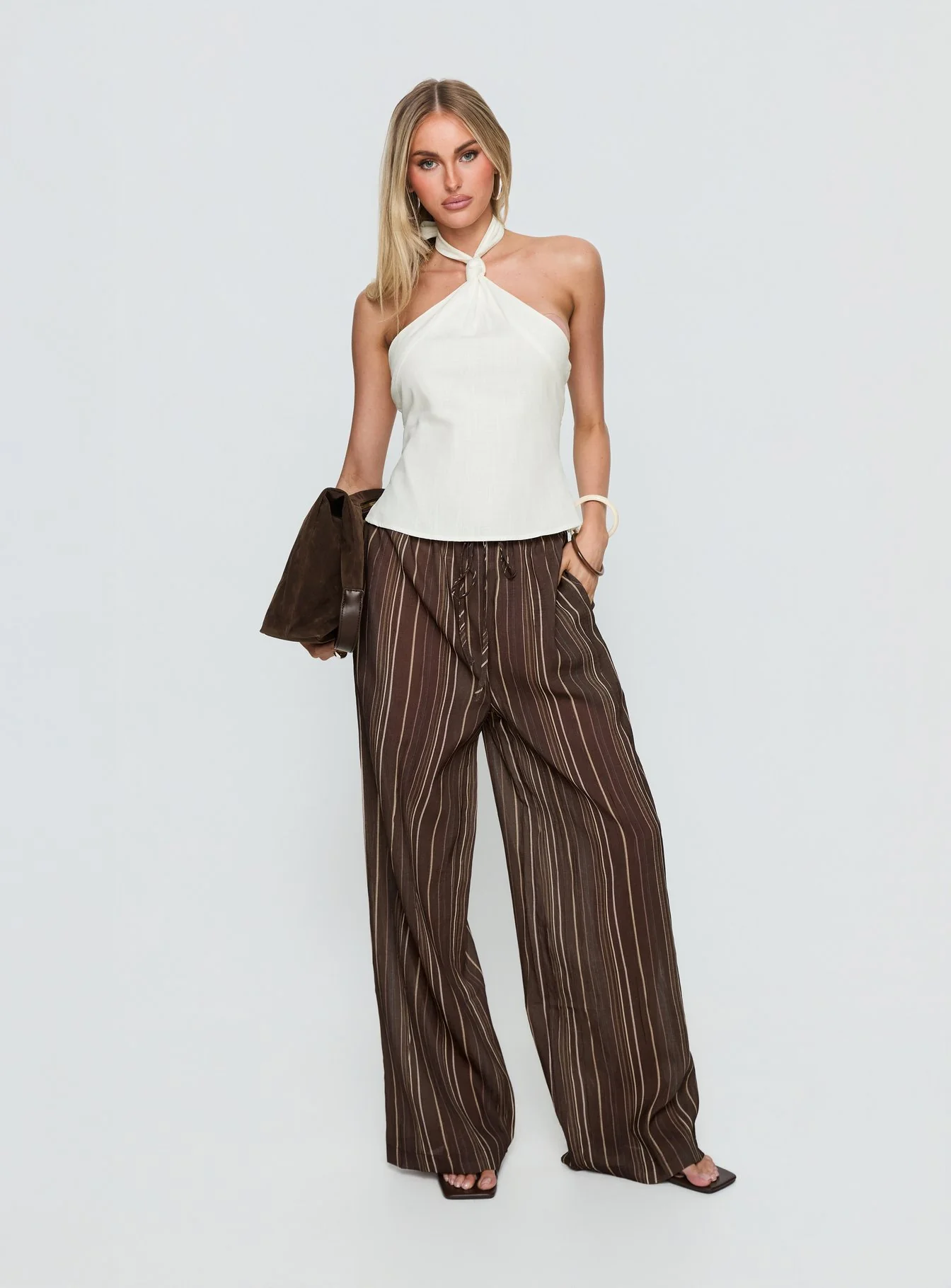 Parklea Pants Brown Multi - Image 3