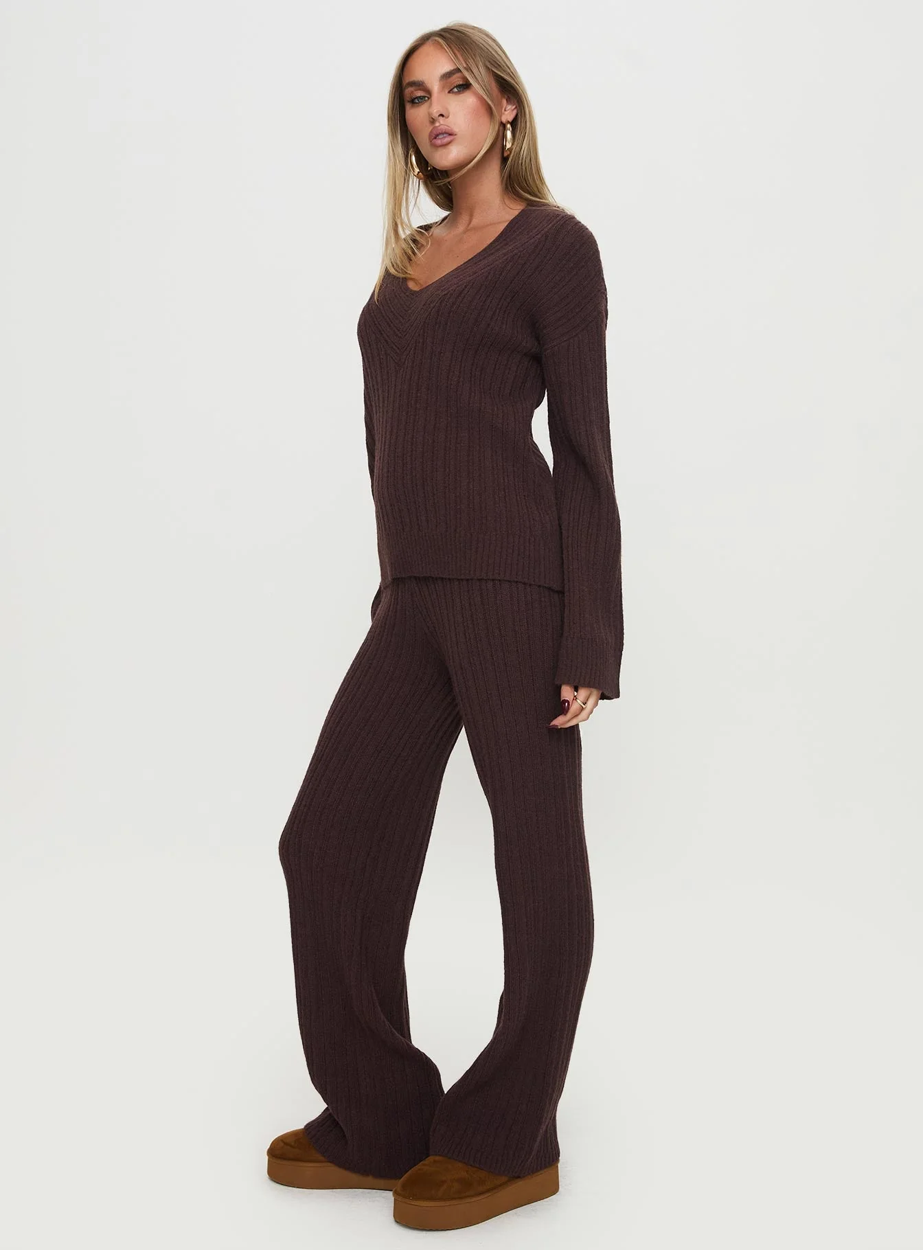 Pillows Knit Set Brown - Image 4
