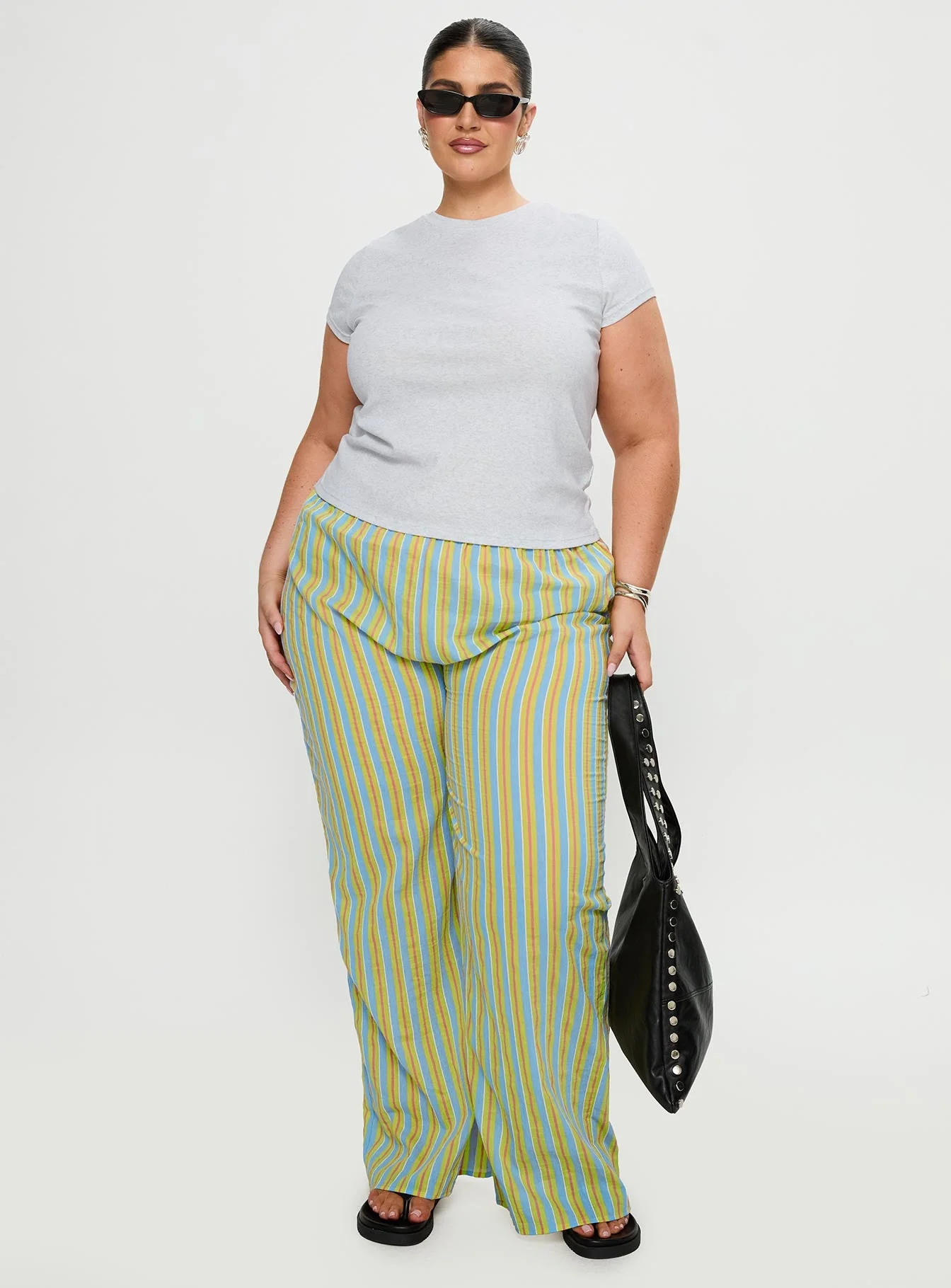 Prestige Longline Baby Tee Grey Curve - Image 3