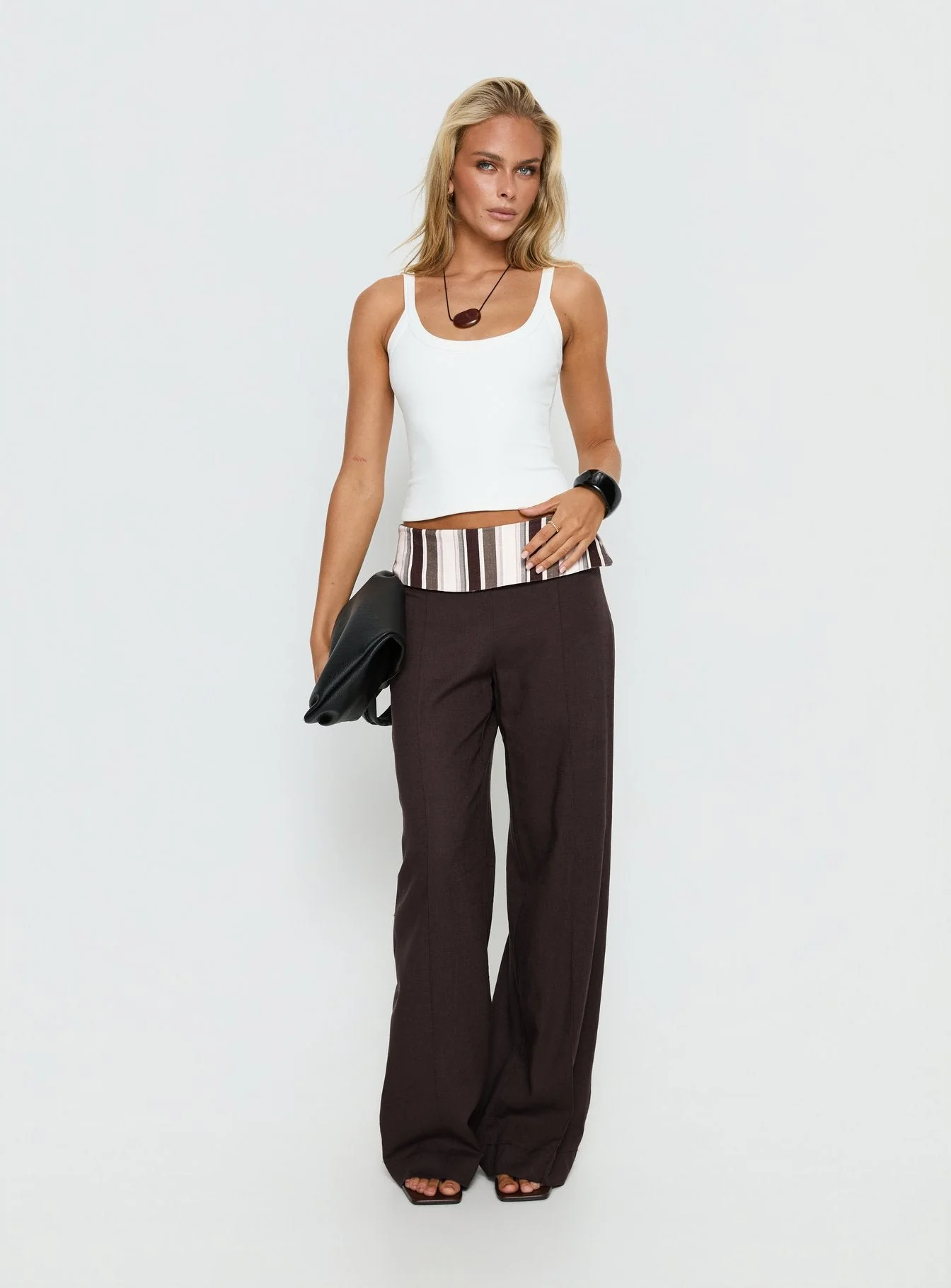 Quenlin Folded Straight Leg Pant Multi - Image 3