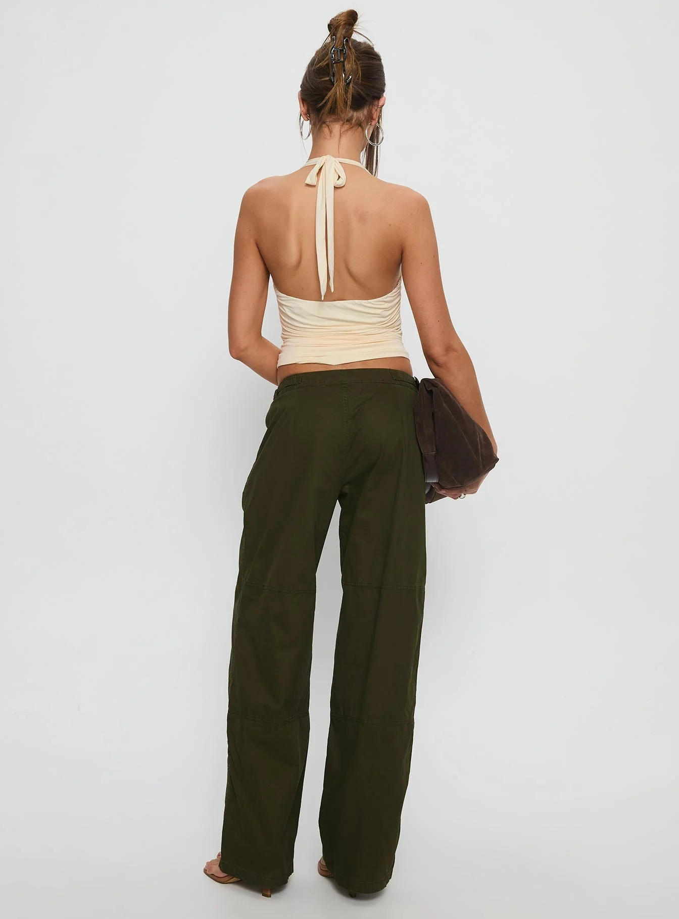 Ravenscroft Cargo Pant Washed Dark Khaki - Image 5