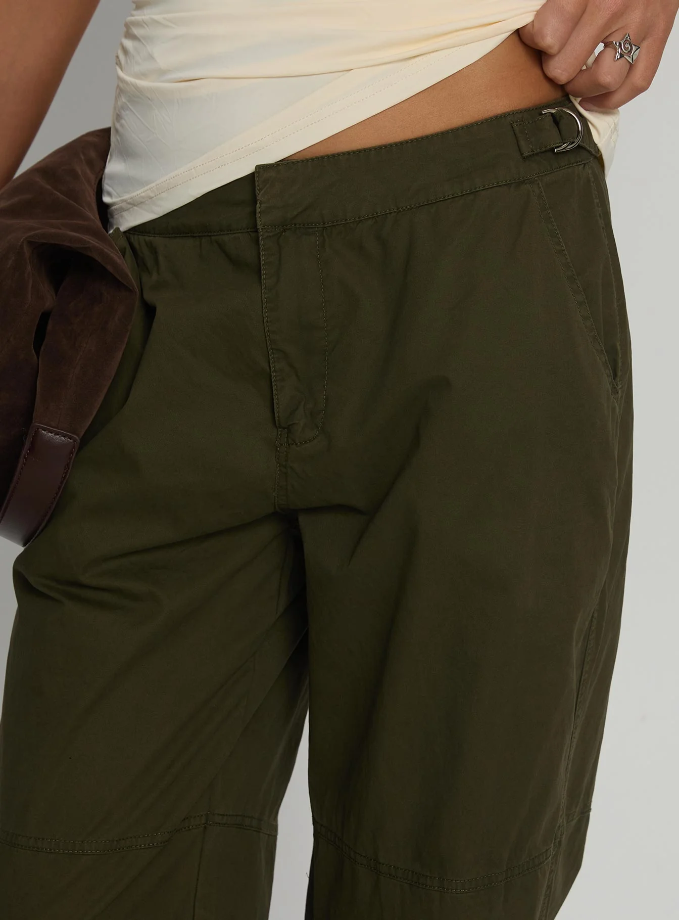 Ravenscroft Cargo Pant Washed Dark Khaki - Image 6
