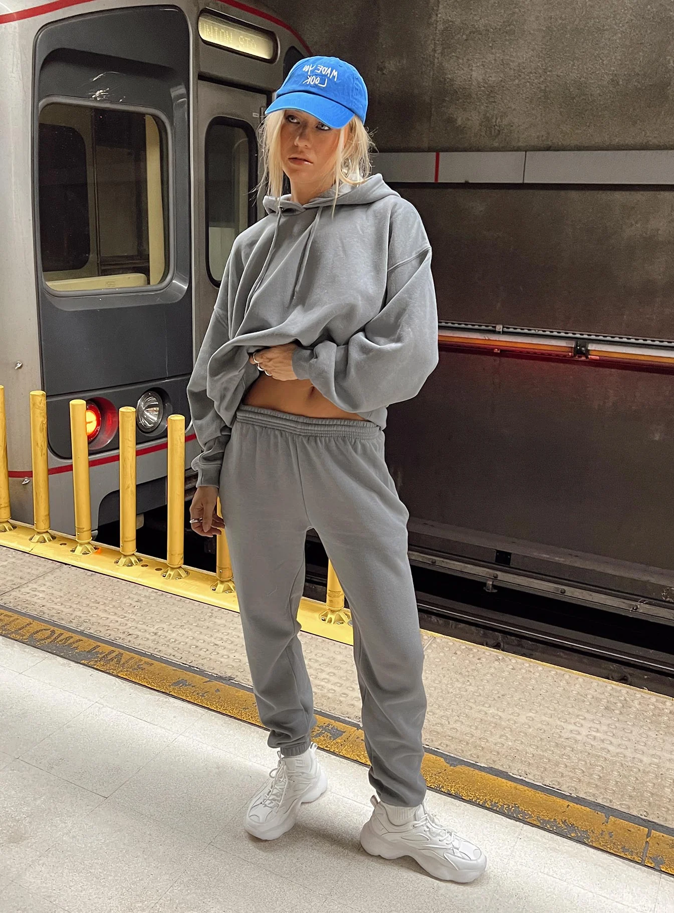 Renna Track Pants Charcoal - Image 2