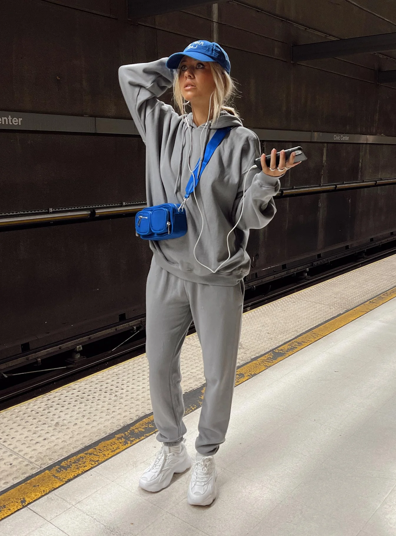 Renna Track Pants Charcoal - Image 3