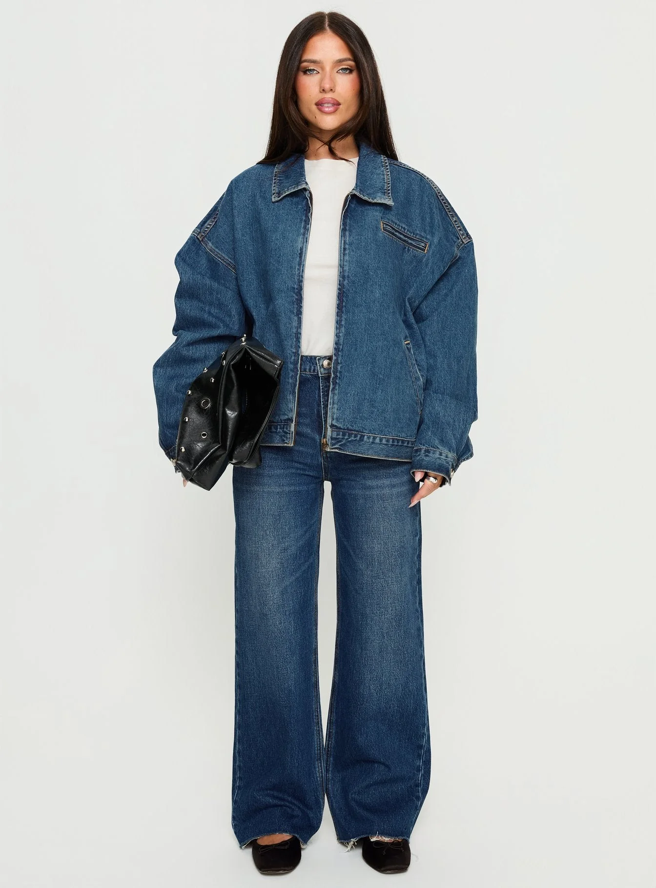 Riina Bomber Jacket Denim - Image 7