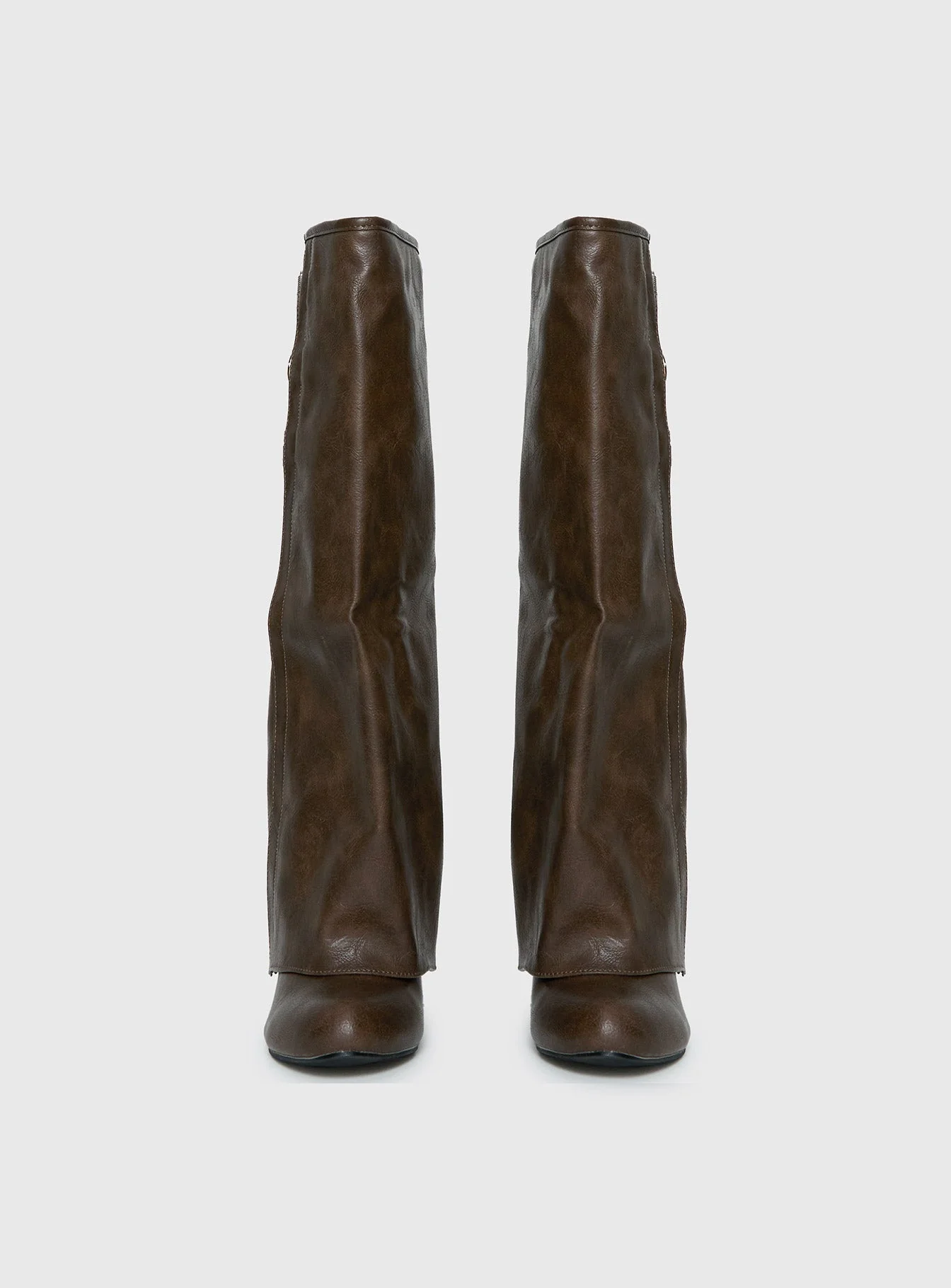 Ritz Knee High Boots Brown - Image 3