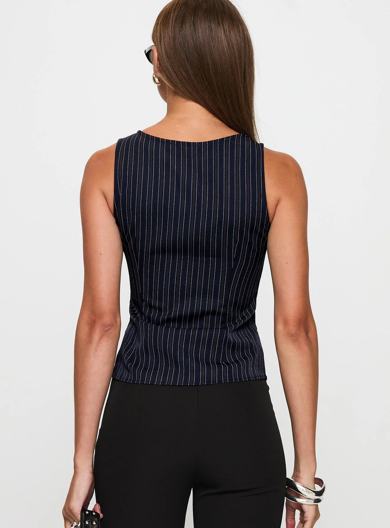 Running Wild Top Blue Stripe - Image 5