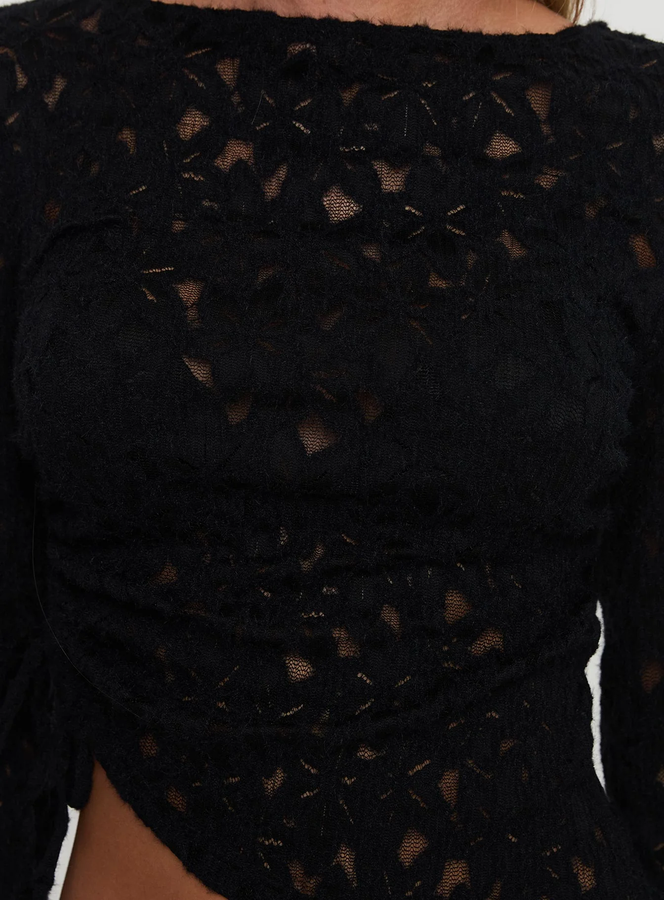 Sensua Long Sleeve Top Black - Image 5