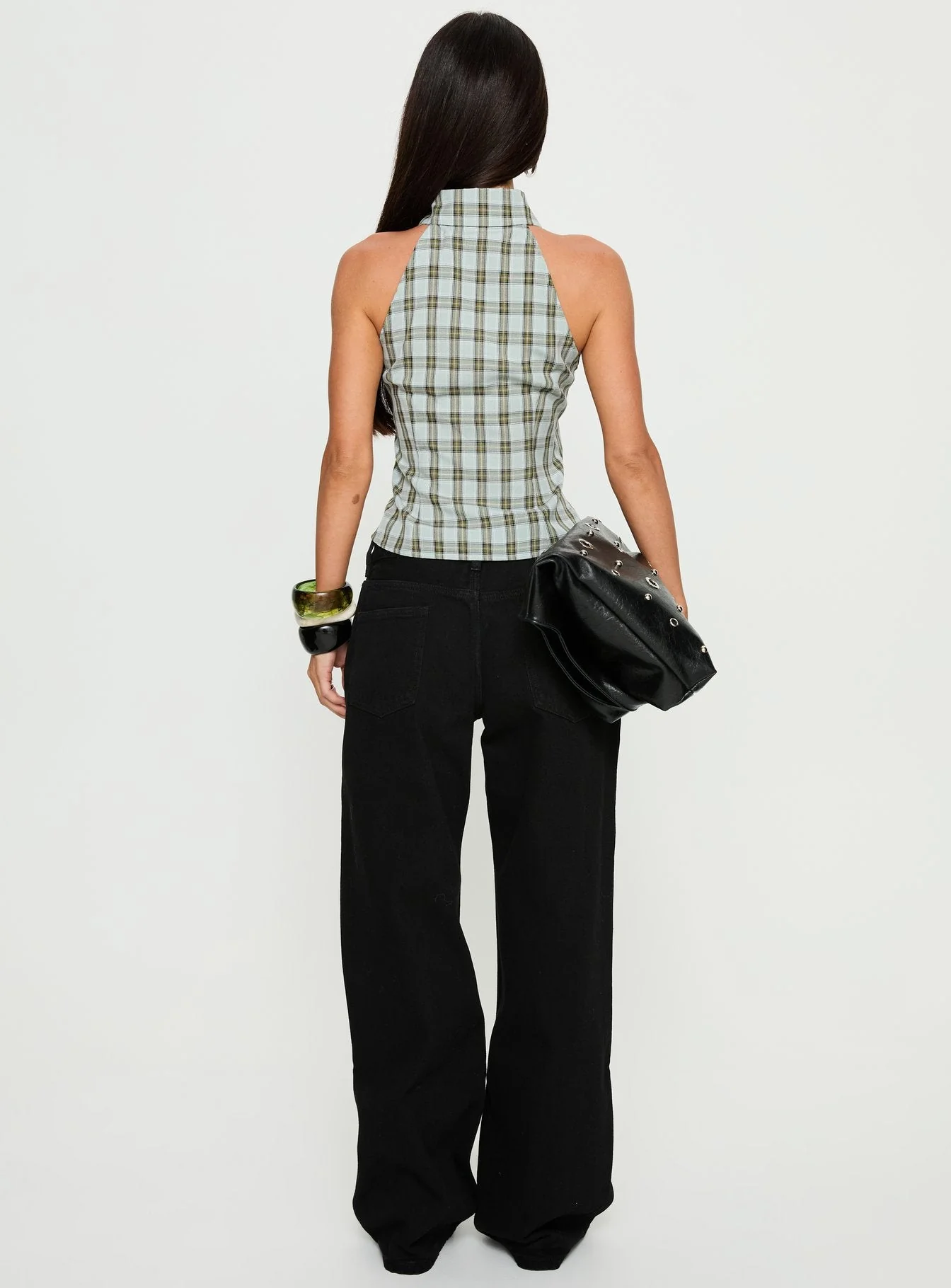 Serenitia Mid Rise Relaxed Jeans Jet Black - Image 5