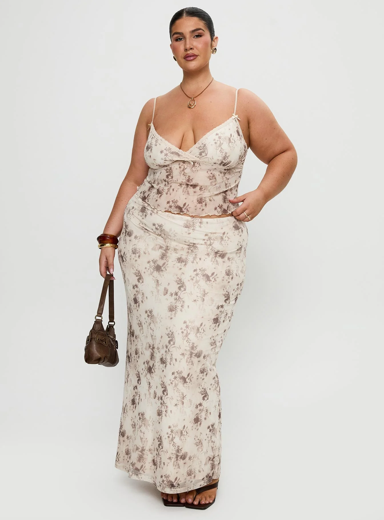 Shepherd Maxi Skirt Floral Multi Curve - Image 3