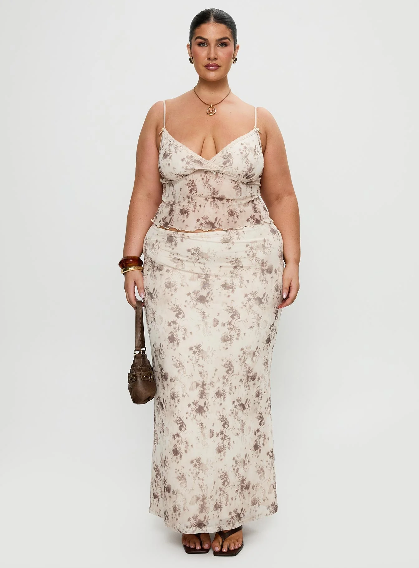 Shepherd Maxi Skirt Floral Multi Curve - Image 7