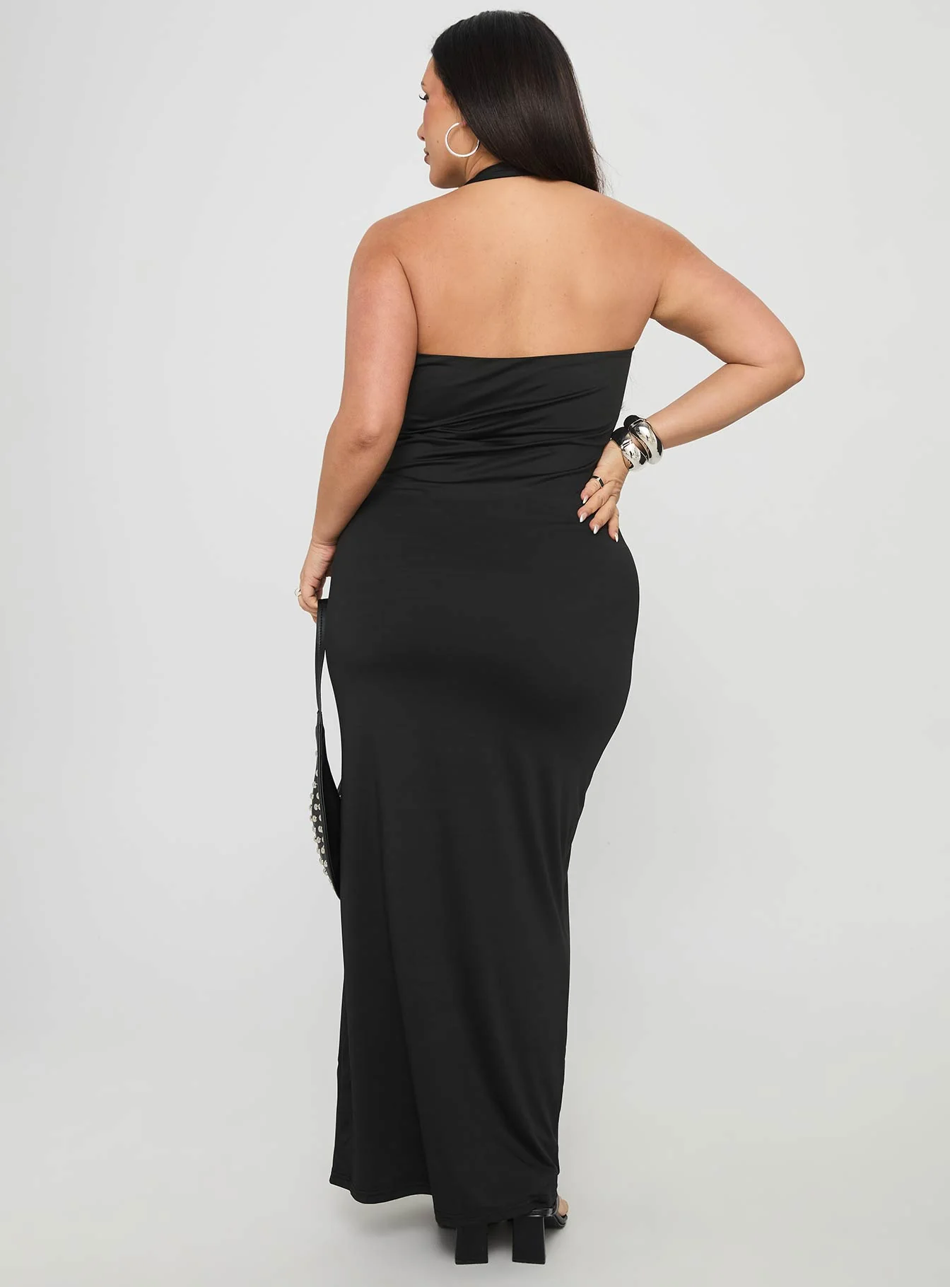 Spicy Maxi Dress Black Curve - Image 5
