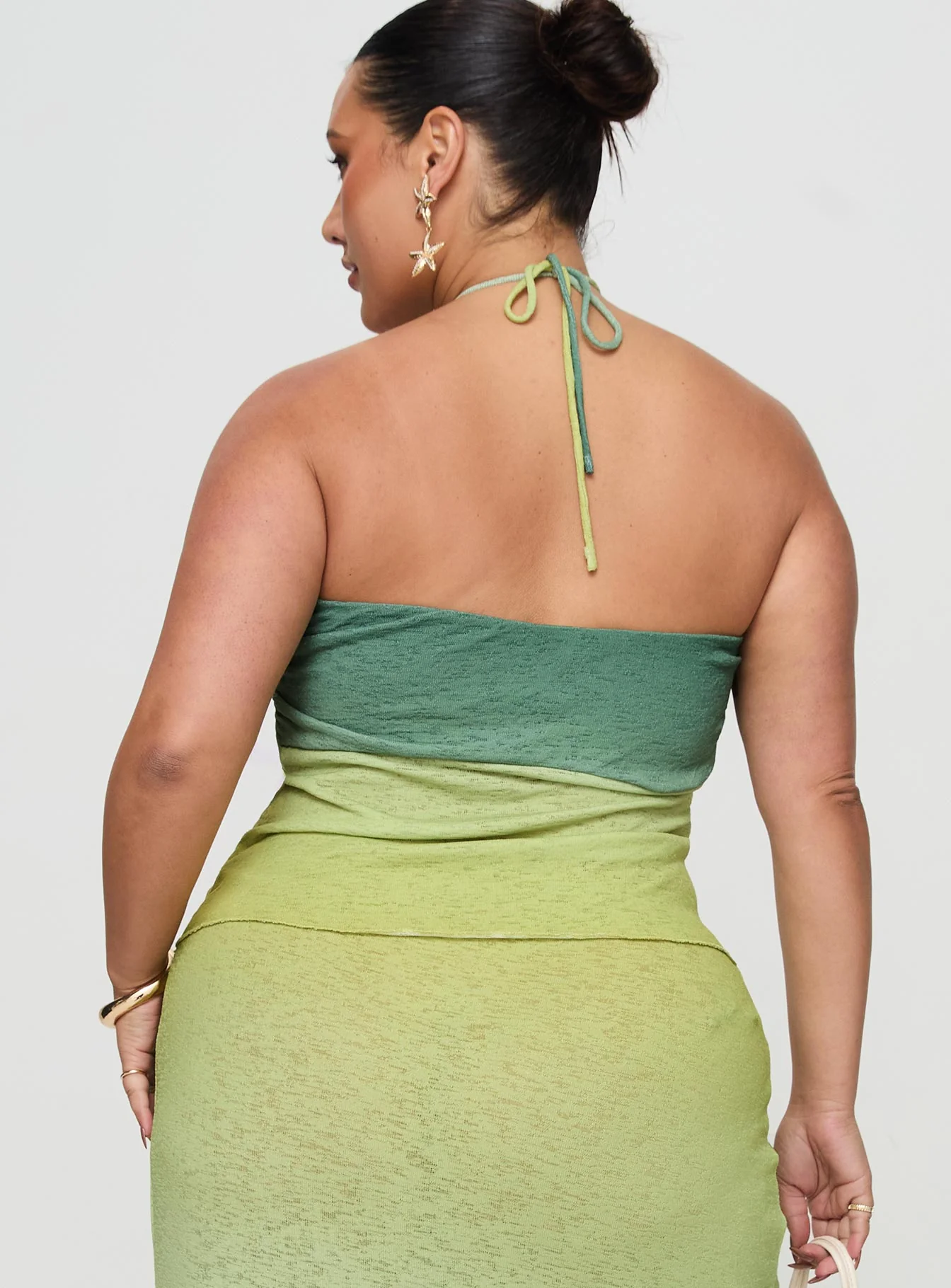 Star Girl Top Green Ombre Curve - Image 5