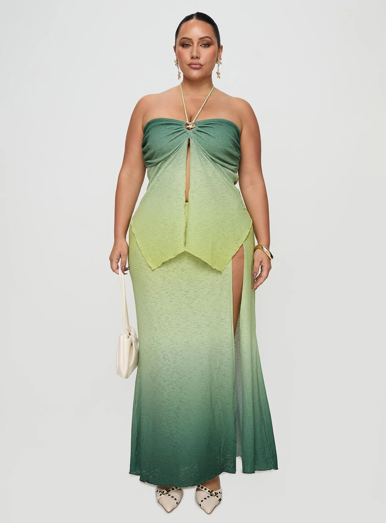 Star Girl Top Green Ombre Curve - Image 7