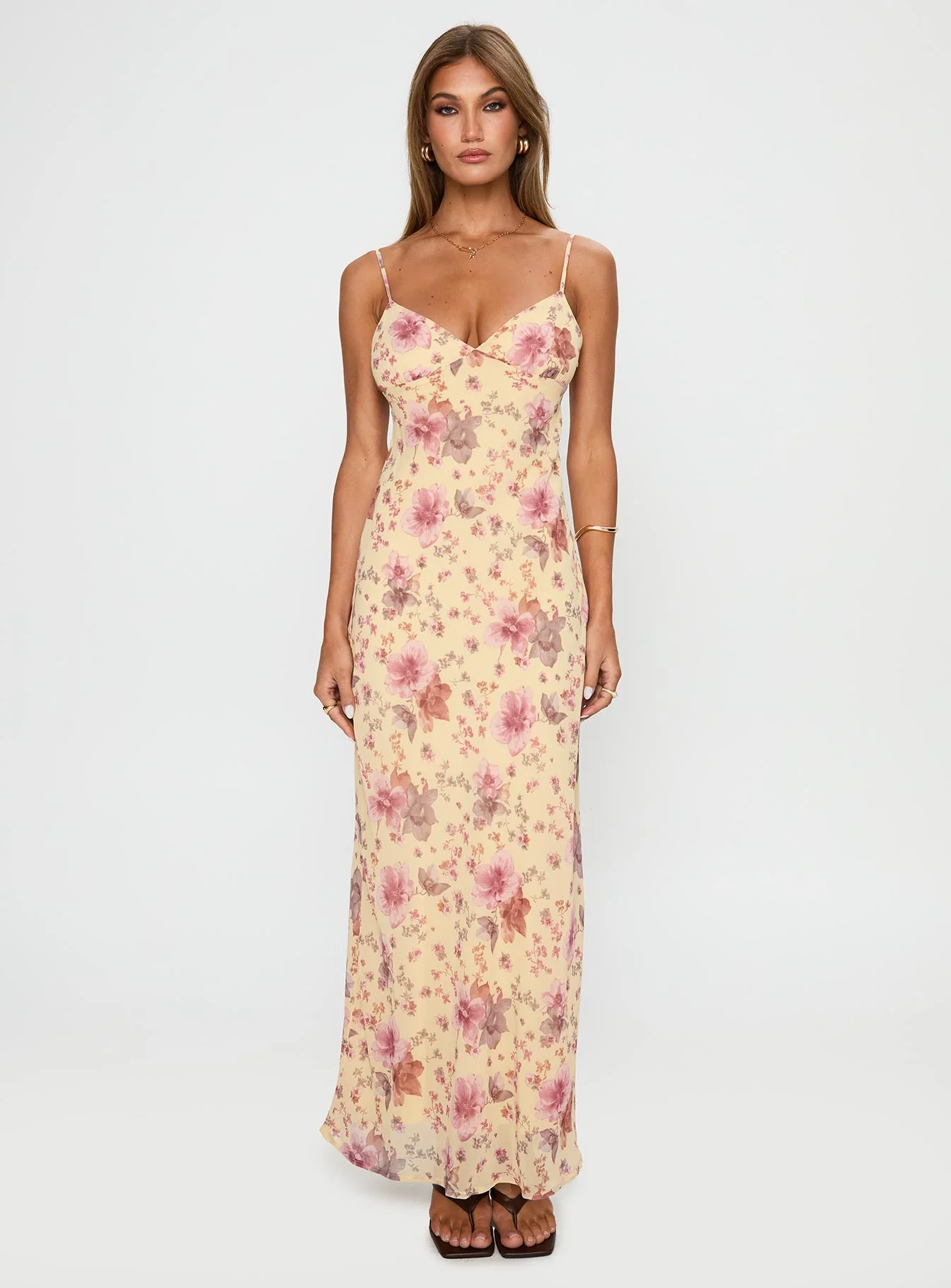 Sugar Plum Maxi Dress Cream / Floral - Image 6