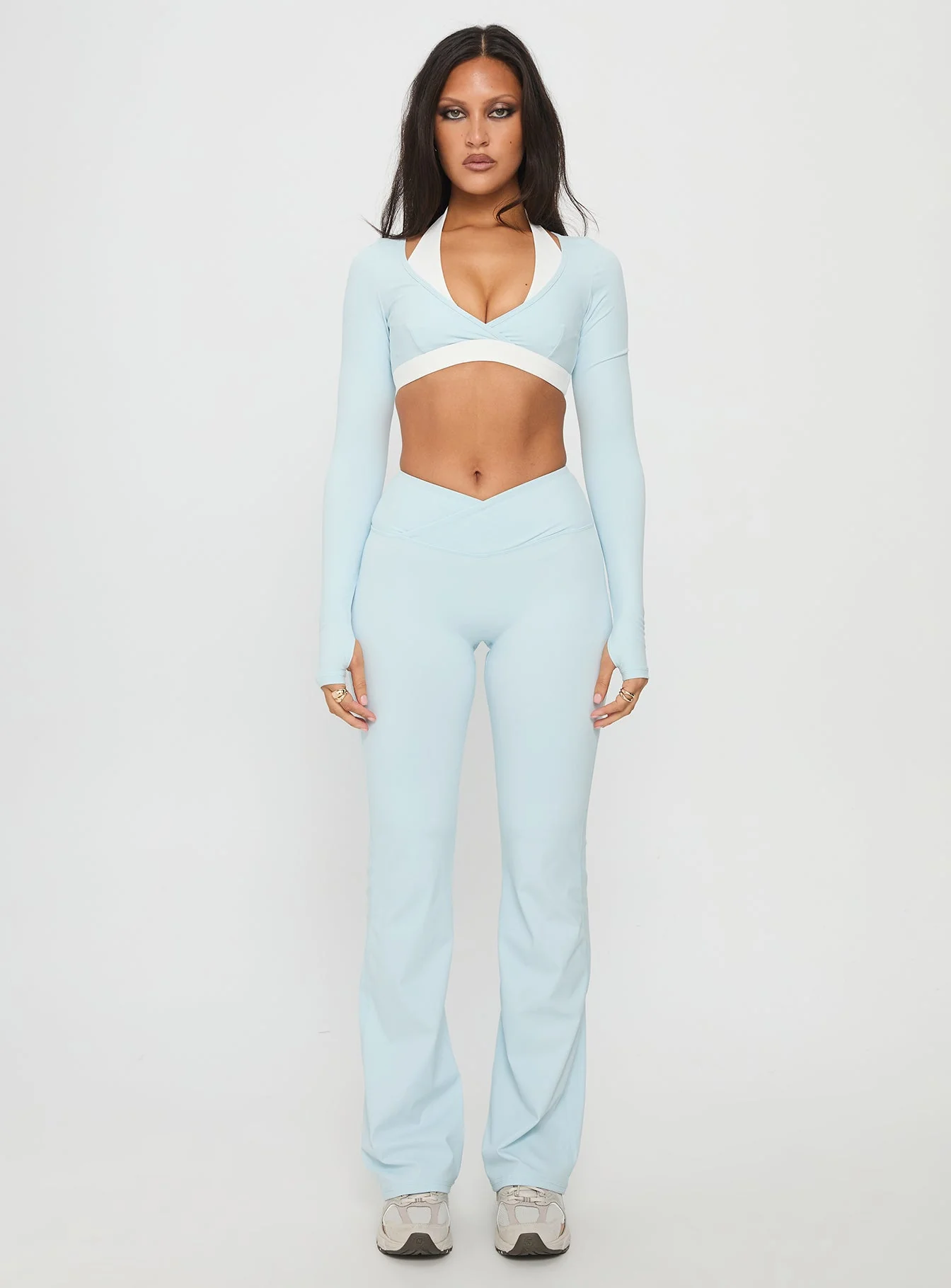 Sunday Session Active Flare Leg Pant Blue - Image 9
