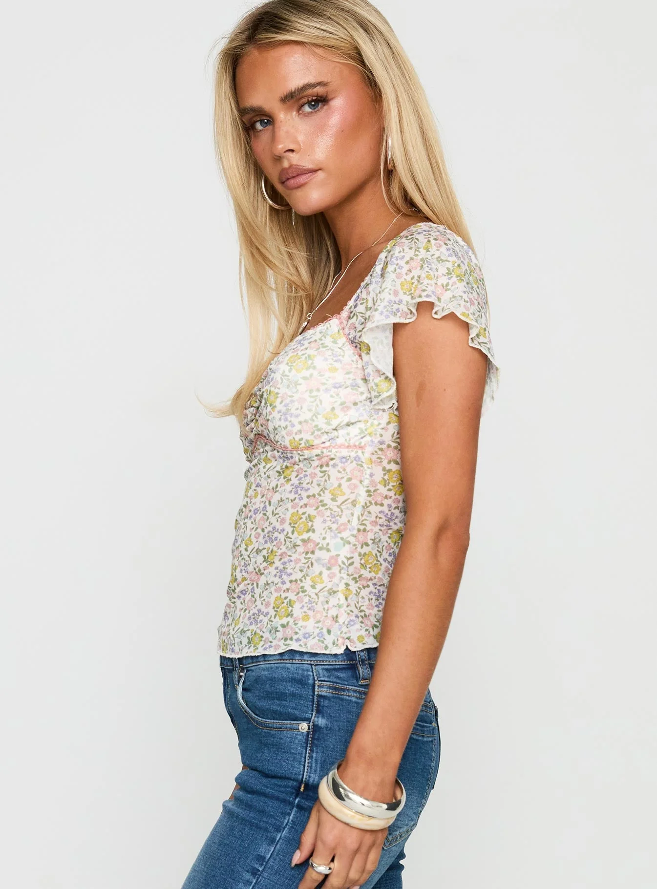 Sybilla Top Multi Floral - Image 3
