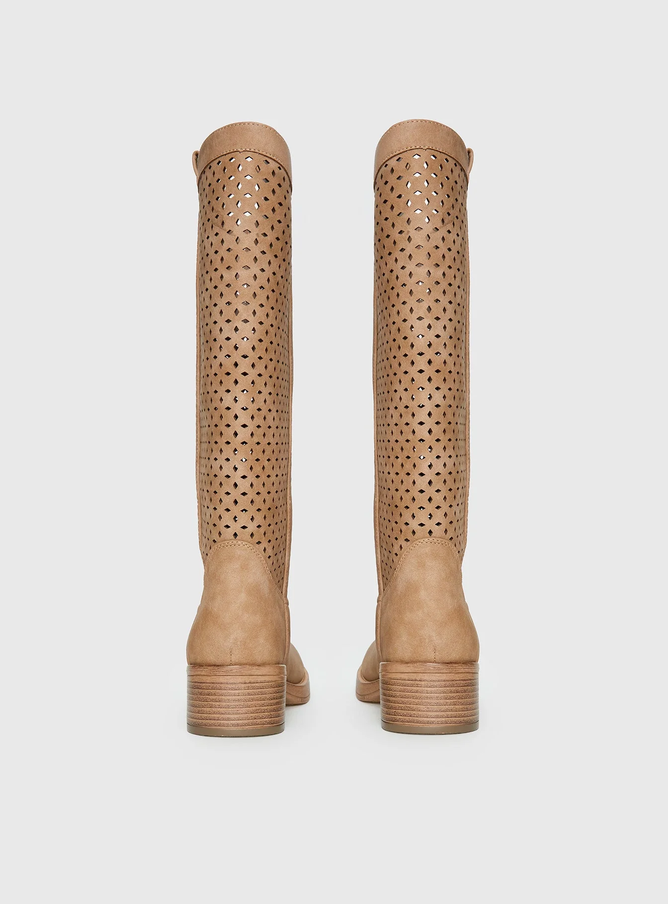 Therapy Festival Knee High Boots Natural - Image 4