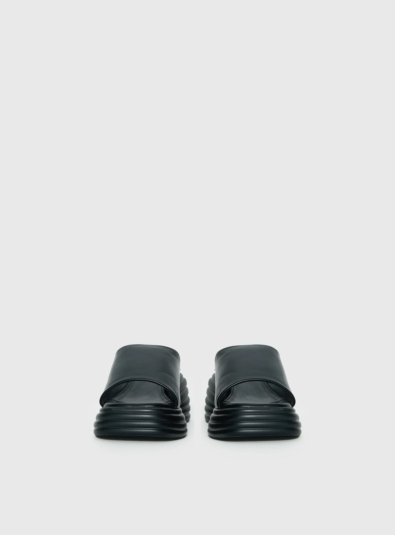 Therapy Flaunt Platform Sandals Black - Image 3