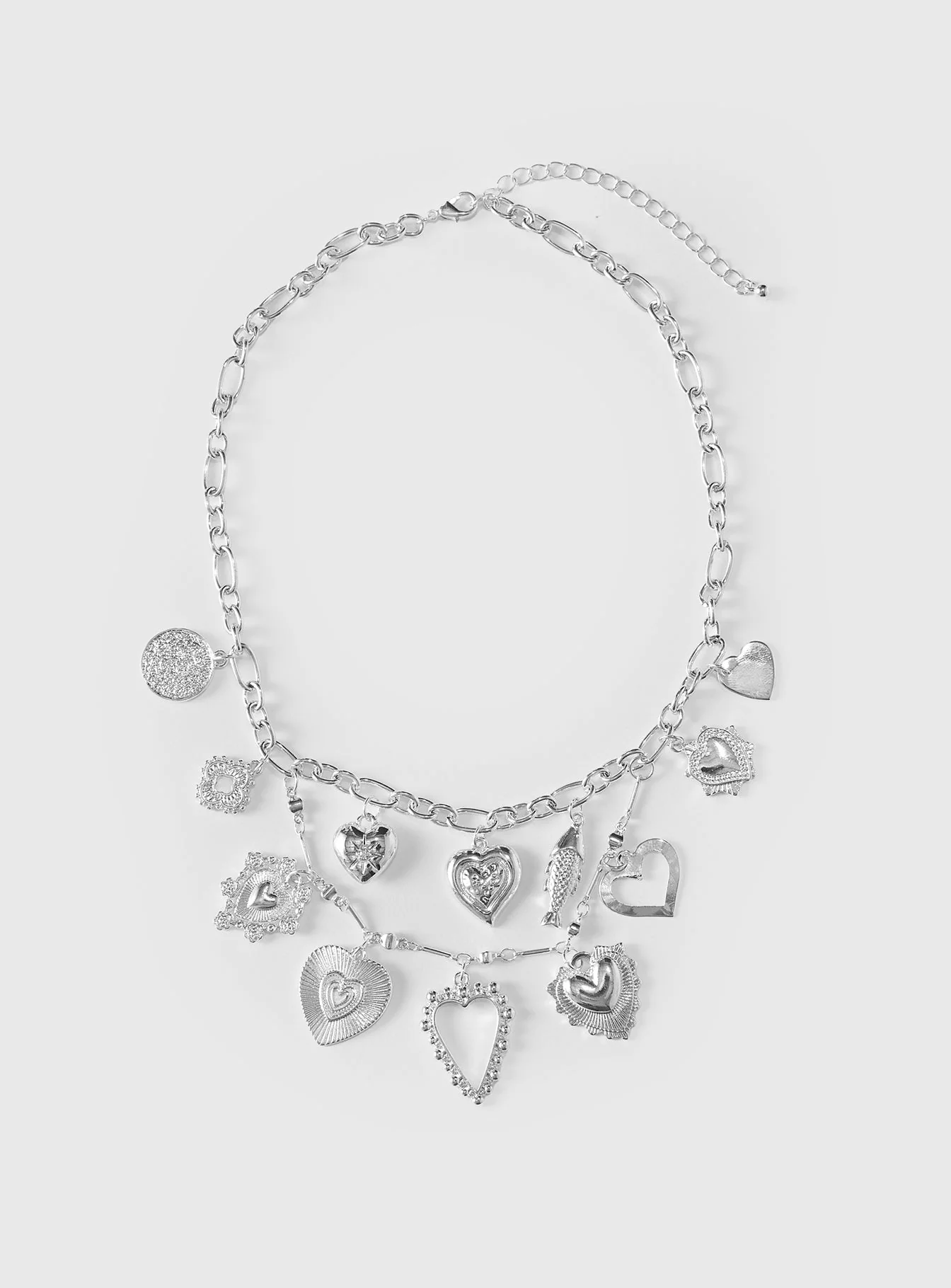 True Connections Charm Necklace Silver - Image 2