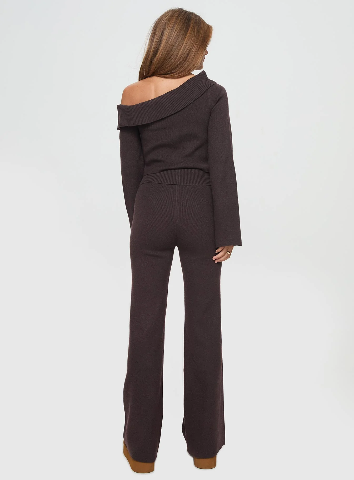 Try Me Knit Pants Chocolate - Image 4
