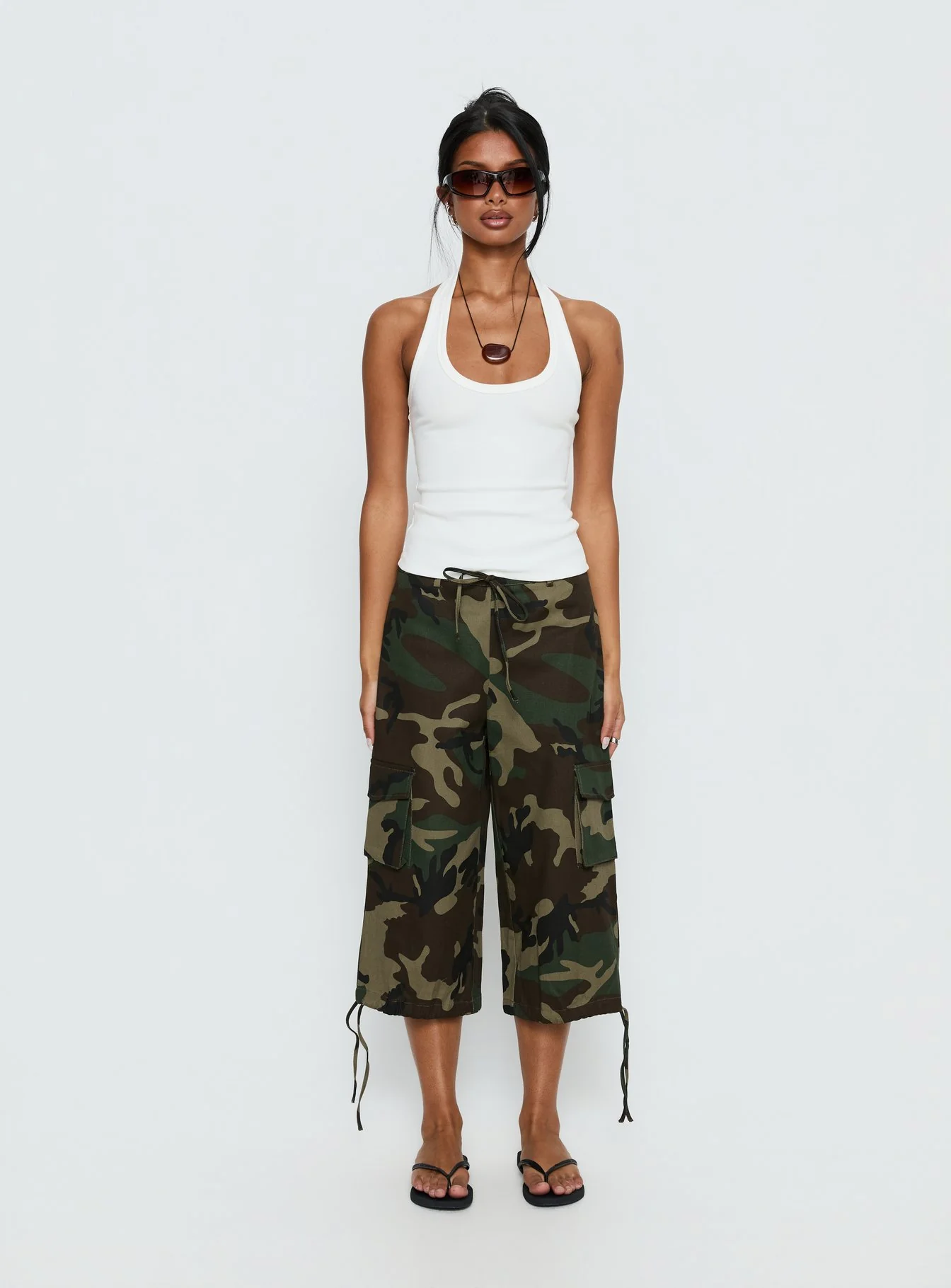 Vancer Longline Cargo Shorts Camo - Image 9