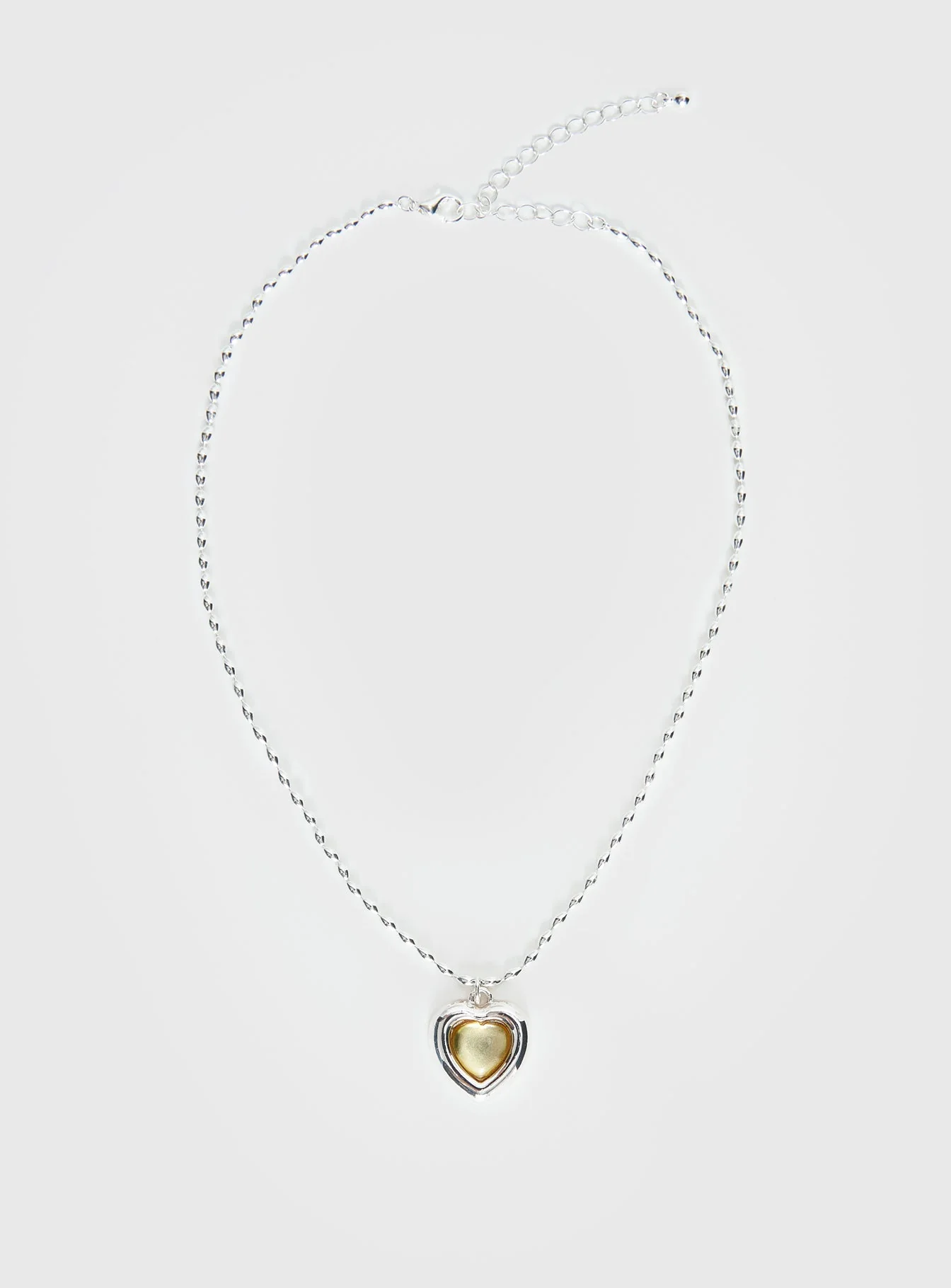 Wishes Granted Dainty Pendant Necklace Silver / Yellow - Image 2