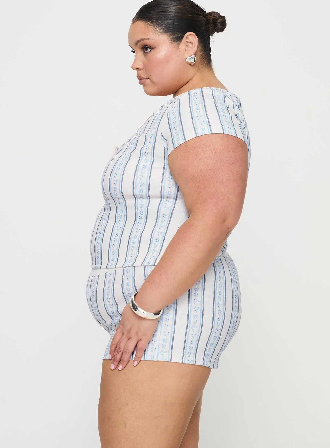 Yearning Rib Sleep Set Multi Curve - Image 4