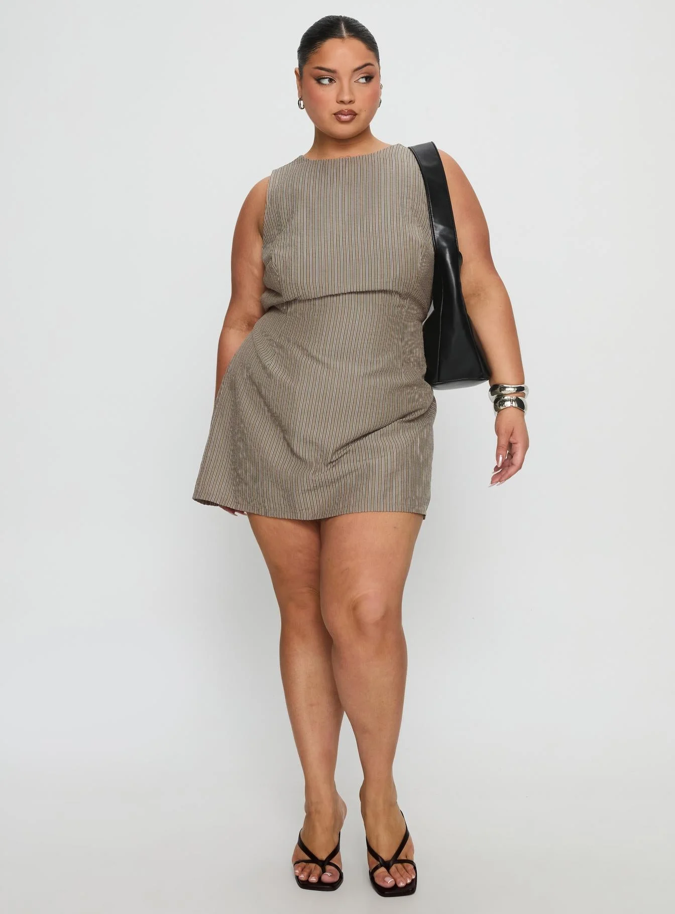Yumiko Romper Green Stripe Curve - Image 3