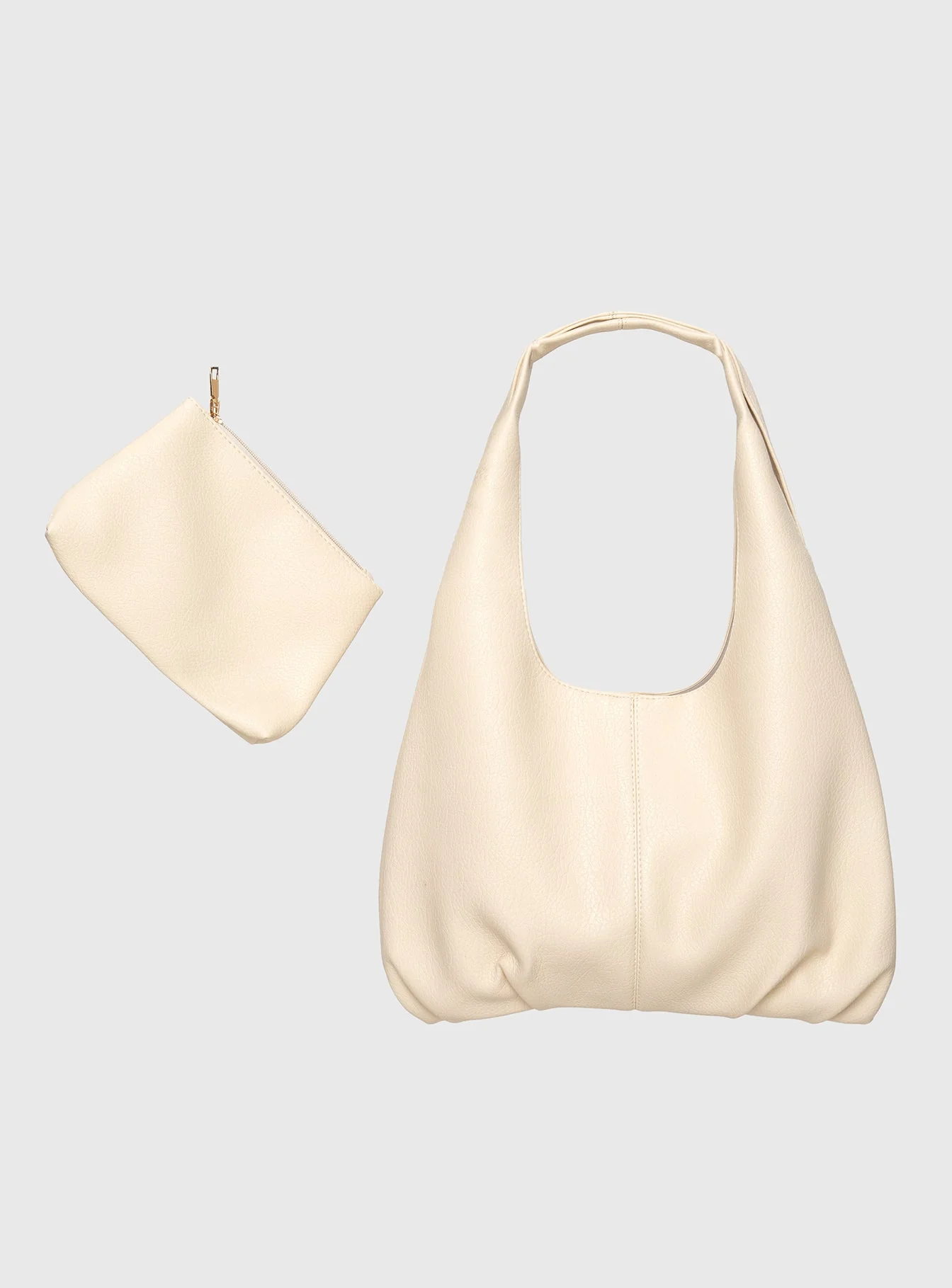 Zenia Shoulder Bag Bone - Image 4